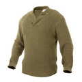WWII Khaki Vintage Mechanics Military Sweater (S to XL)